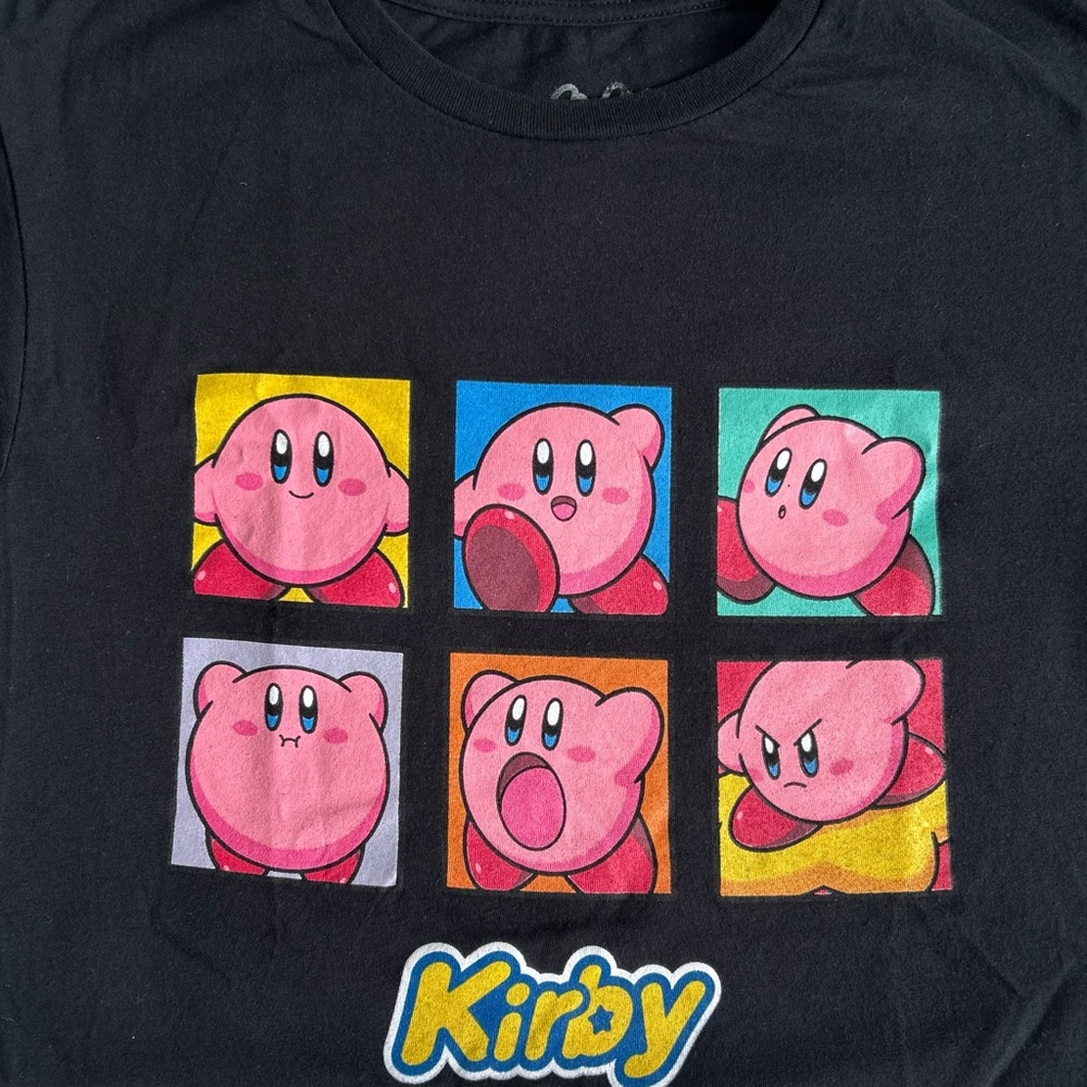 Nintendo Black Kirby Graphic Tee
